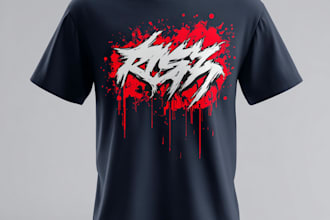 create clothing graphic design and t shirt logo design