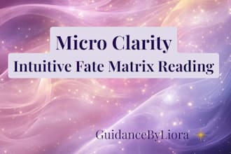 provide a micro clarity intuitive fate matrix reading