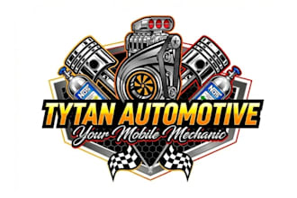 do a professional modern mechanic business logo