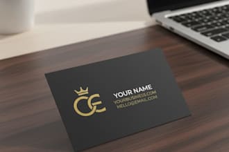 design modern business card and stationery