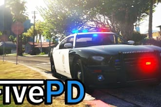 develop fivepd cops server based on qbcore nopixel inspired and fivepd server