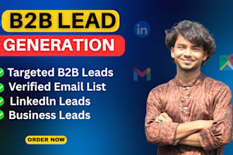do b2b lead generation, linkedin leads and verified email list