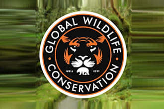 do attractive logo for an wildlife conservation organization