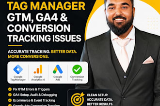 fix google tag manager GTM, ga4 and conversion tracking issues