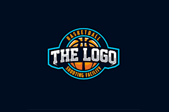 design basketball shooting facility logo