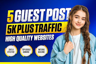 build high quality guest post backlinks on real websites