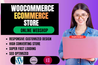 build woocommerce online shop  wordpress online store, ecommerce online webshop