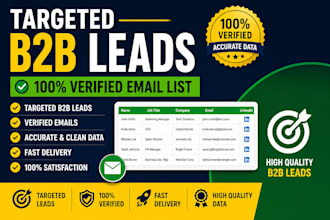 build targeted b2b leads with verified emails for your business