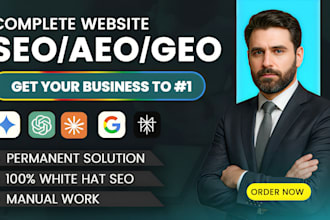 provide monthly GEO, aeo, local SEO and off page backlink optimization