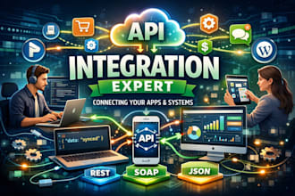 do API integration, API development and API fixing
