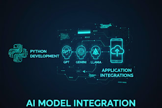 develop backend using python with ai integration