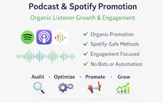 podcast and spotify promotion organic listener growth and engagement