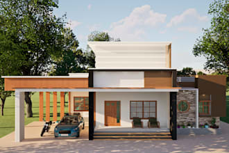 architectural 3d modelling and rendering using revit and twinmotion at low price