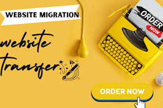 do wordpress website migration, site transfer with backup