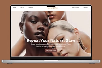 skincare website beauty website shopify store skincare shopify spa beauty store
