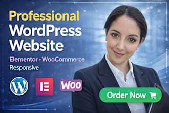 build a professional wordpress website with elementor