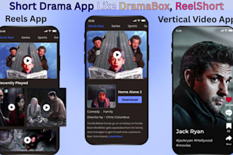 develop ott app, short drama series app, vertical video app, reels app