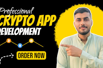 develop crypto wallet app fintech app blockchain trading and money transfer app
