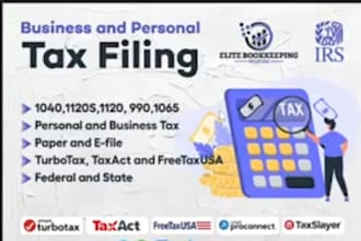 do federal and state tax filing for individuals and business
