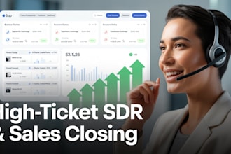 generate, qualify, and close high ticket sales as your sdr