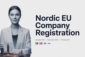 register nordic eu company sweden ab, denmark aps, finland oy professionally