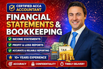 prepare financial statements, bookkeeping, and form 5472 for foreign owned llc