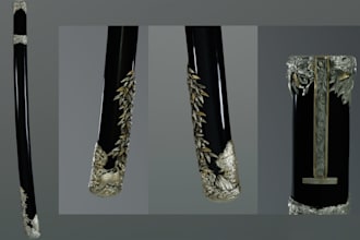 model custom 3d printable parts, props, and figurines