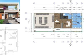 do autocad 2d floor plan, blueprints, permit ready city permit plans cad drawing