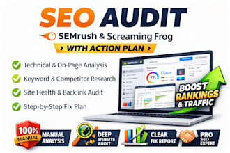 do a complete SEO audit and website analysis