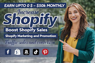 boost shopify store sales with dropshippng and ecommerce marketing