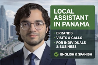 run errands and assist you locally in panama city, panama
