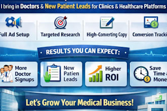 medical ads to get doctors as providers and new patient leads