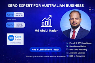 manage australian xero bookkeeping, payroll, bas and stp compliance