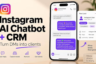 set up an automated instagram ai chatbot