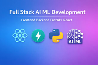 build fullstack frontend, backend, and ai ml applications