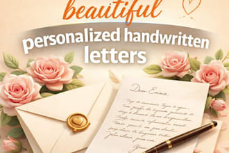 create beautiful personalized handwritten letters
