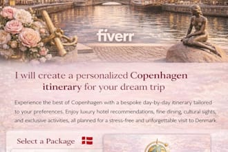 create a custom travel planner for your trip