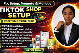 set up tiktok shop tik tok shop manager facebook shop fix tik tok dropshipping
