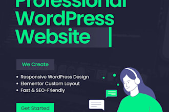 build a responsive wordpress website or redesign a wordpress site