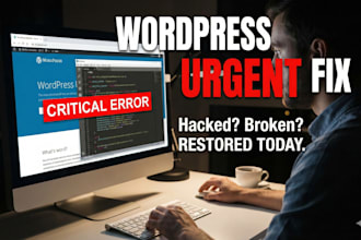 fix your broken wordpress site or critical errors urgently