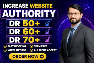 increase domain rating dr 50 dr 60 dr 70 using high quailty backlinks