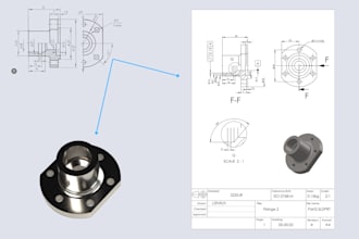 digitize mechanical engineering drawings into accurate cad files
