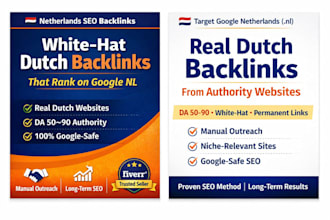 build white hat dutch backlinks for netherlands seo ranking