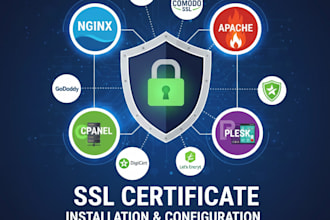 install and configure SSL certificates on nginx apache cpanel and plesk