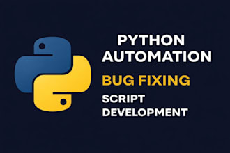 python automation script bug fixing