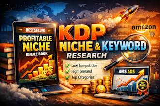 research amazon kindle publishing, kdp niche research, profitable keywords