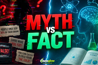 write myth vs fact scientific articles backed by research