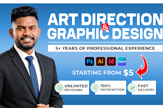 be your dedicated graphic designer and art director for social media