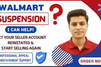appeal and reinstate your suspended walmart seller account