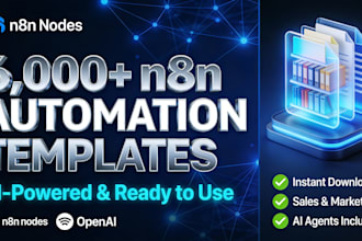 provide 6,000 ai powered n8n workflow automation templates
